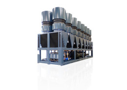 Turbomiser air cooled chillers with silencers