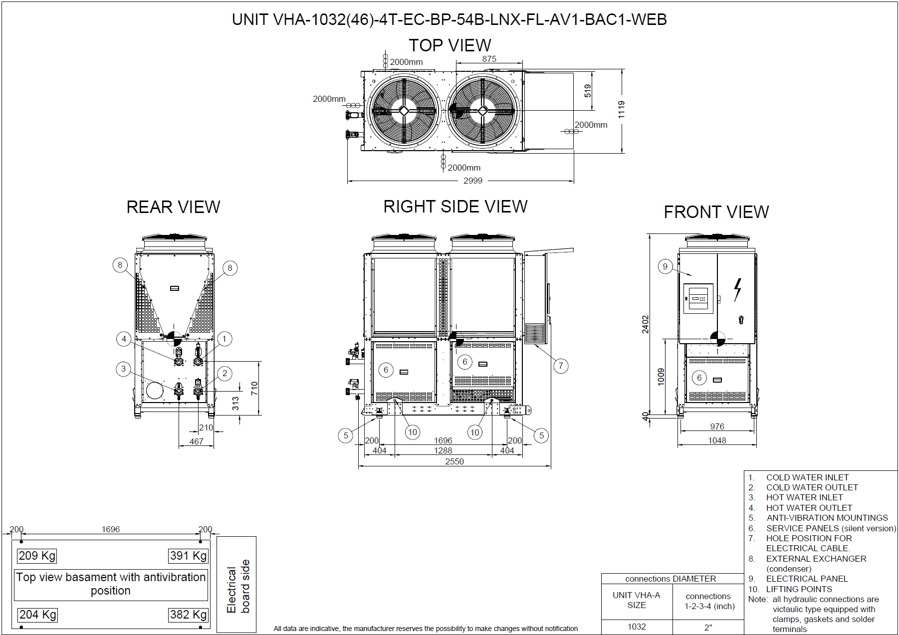 VHA-1032(46)-4T-EC-BP-54B