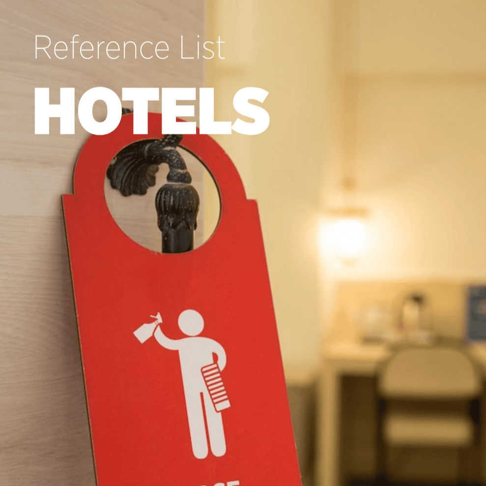 Hotels - Reference List