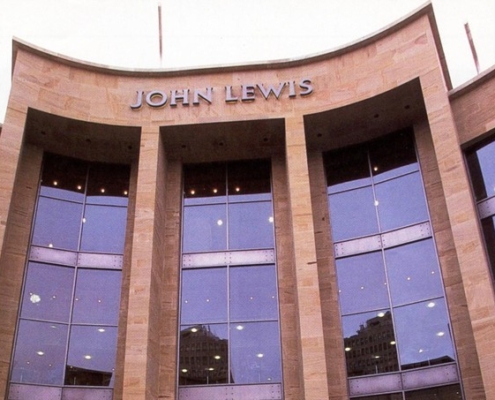 John Lewis' facade in Glasgow